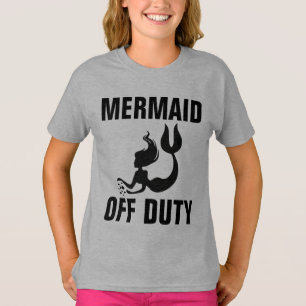 MERMAID OFF DUTY, GIRLS t-shirts