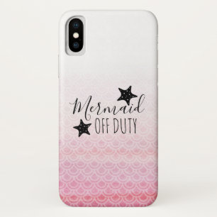 Mermaid Off Duty Pink Watercolor Phone Case