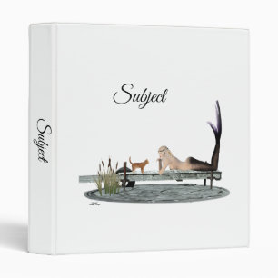 Mermaid On Boat Dock Binder
