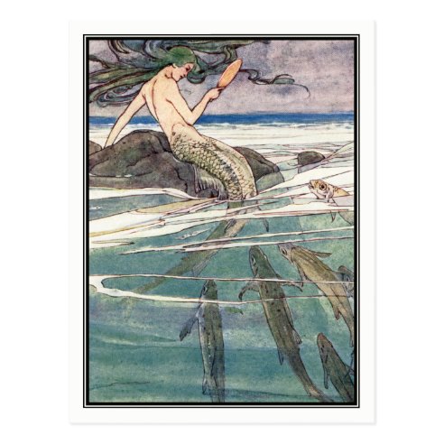 Vintage Mermaids Postcards | Zazzle CA