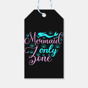 Mermaid Only Zone Gift Tags