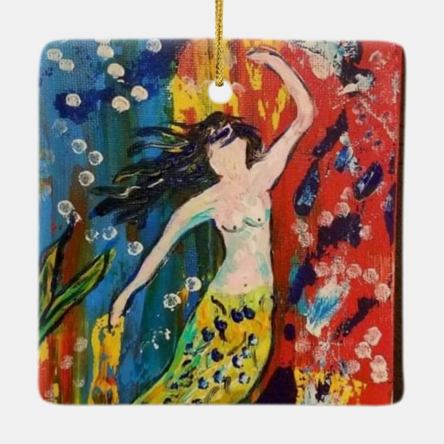 Mermaid Ornament (Back)