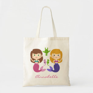 Mermaid Pals Tote Bag