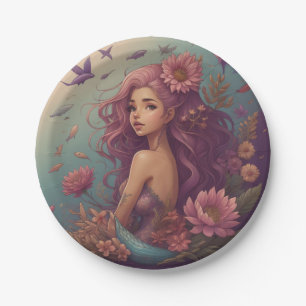 Mermaid Paper Plate