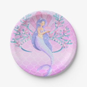 Mermaid Paper Plates