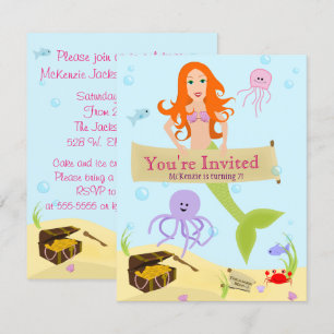 Mermaid Party Invitation