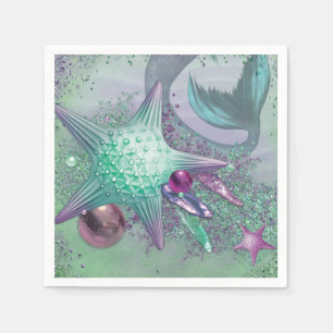Mermaid Party Napkins