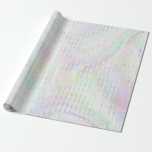 Mermaid Pastel Shimmer Iridescent Multi-Color  Wrapping Paper