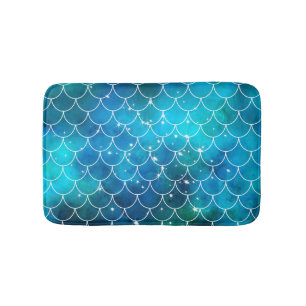 Mermaid Pattern Bath Mat