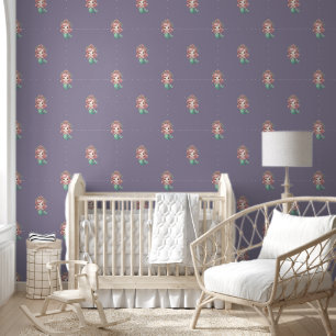 Mermaid Pattern Green Coral Pink Blue Purple Wallpaper