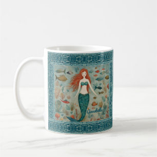  Mermaid Personalized Coffee Mug