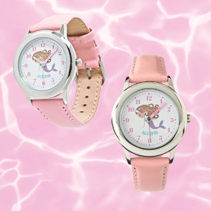 Mermaid Personalized Custom Kid's Watch