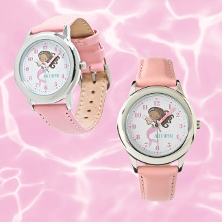 Mermaid Personalized Custom Kid's Watch