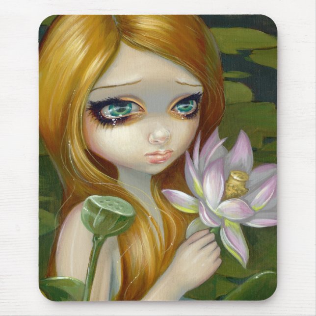 "Mermaid Picking Lotus Blossoms" Mousepad (Front)