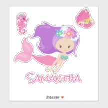 Mermaid Pink Sea friends