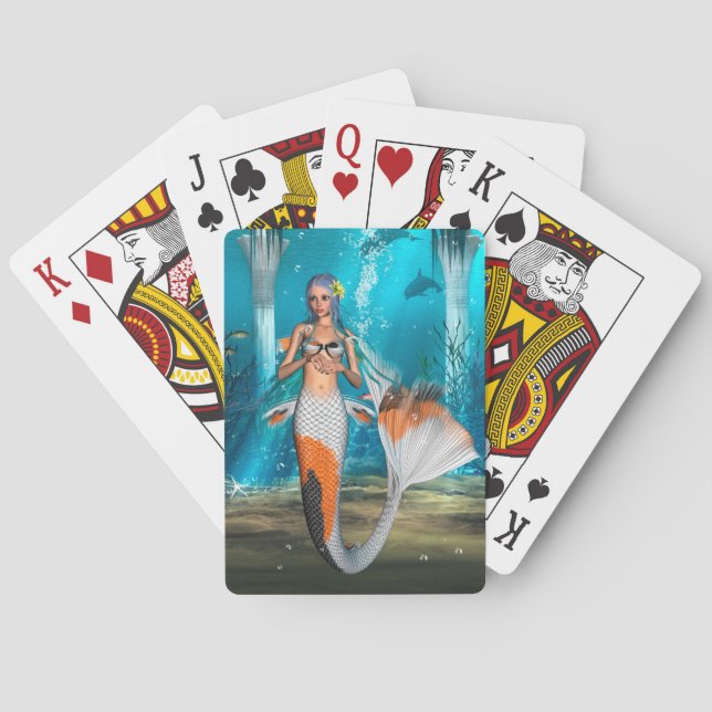 Mermaid Playing Cards (Back)