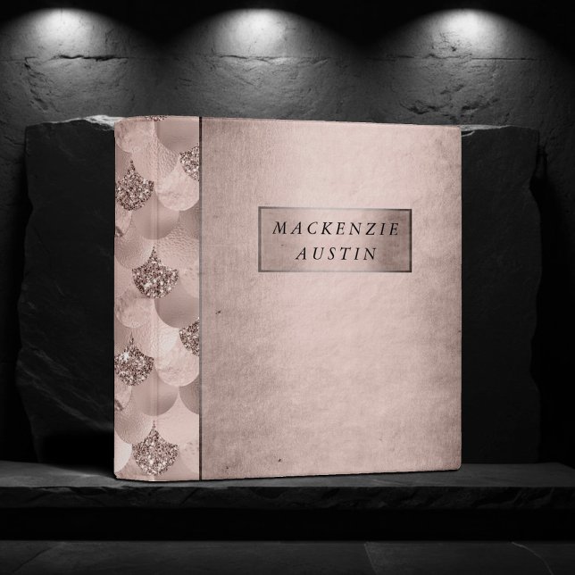 Mermaid Posh Scales | Dusty Terracotta Branding Binder (Creator Uploaded)