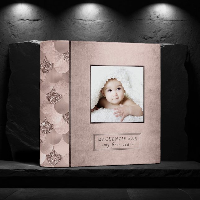 Mermaid Posh | Terracotta Dusty Peach Scrapbook Binder (Creator Uploaded)