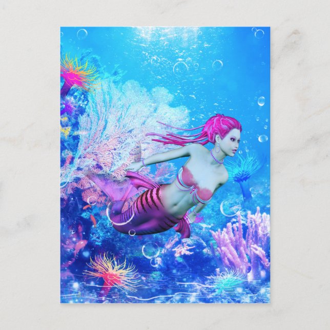 Mermaid Postcard (Front)