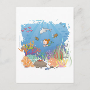 Mermaid Postcard