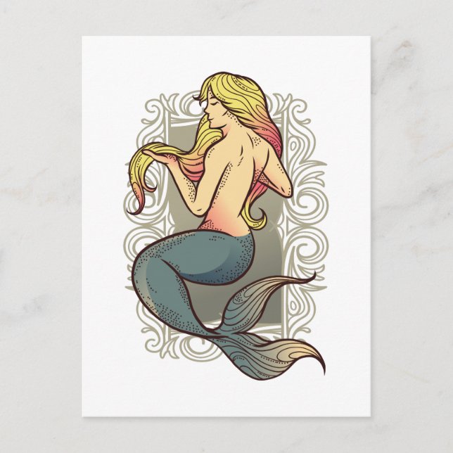 Mermaid Postcard (Front)