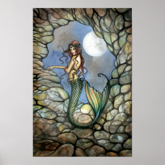 Mermaid Poster Print by Molly Harrison