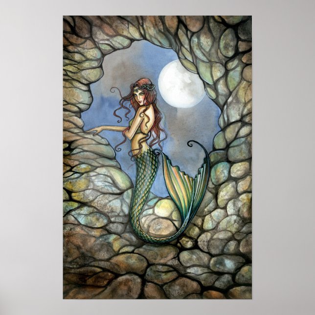 Mermaid Poster Print by Molly Harrison (Front)