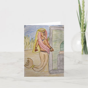 Mermaid Princess notecard