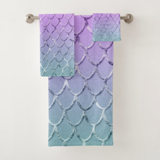 Mermaid Princess Scales 6 Bath Towel Set