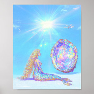 Mermaid   Print, Value Poster Paper (Matte)