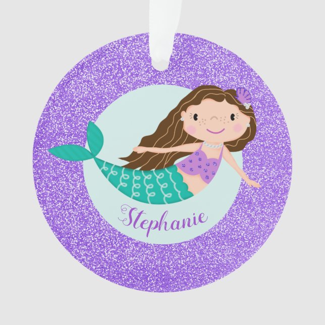 Mermaid Purple Glitter (devant)