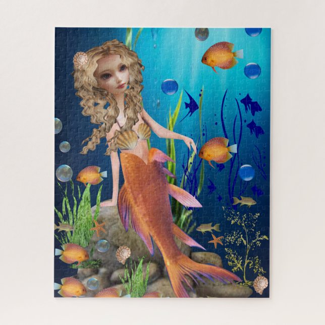 Mermaid Puzzle (Vertical)