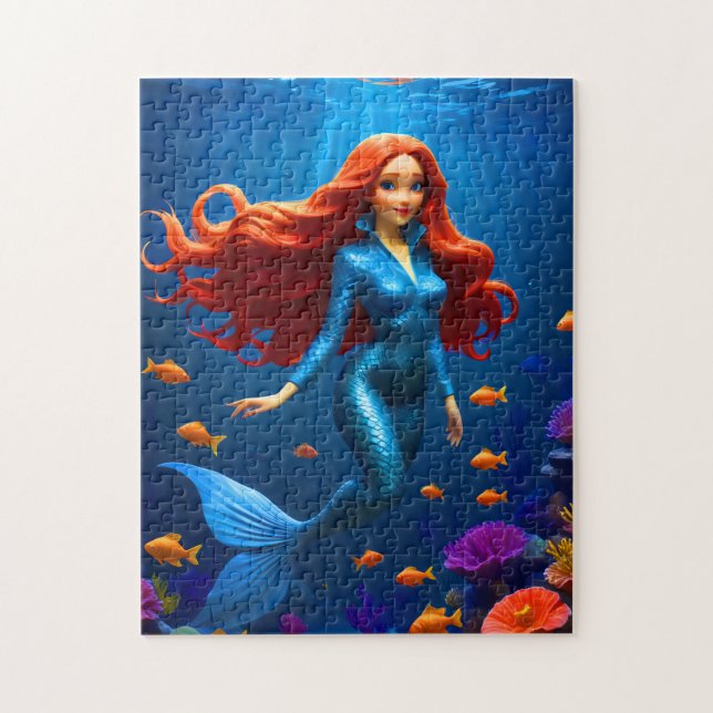 Mermaid puzzle (Vertical)