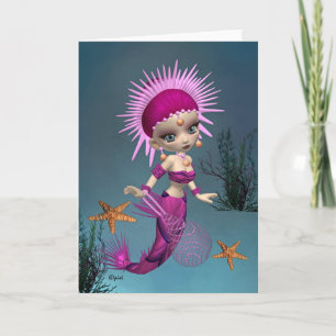 Mermaid Queen Greeting Card