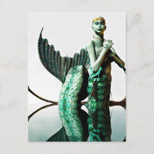 Mermaid Queen Postcard