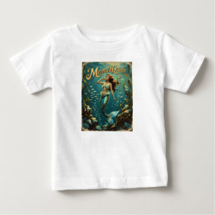Mermaid Queen Underwater Toddler Girl Ocean Baby T-Shirt