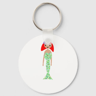 Mermaid Raibow tail Keychain