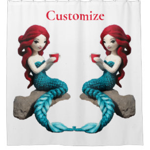 Mermaid Relaxing With Beverage Thunder_Cove 