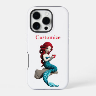 Mermaid Relaxing With Beverage Thunder_Cove  iPhone 16 Pro Case