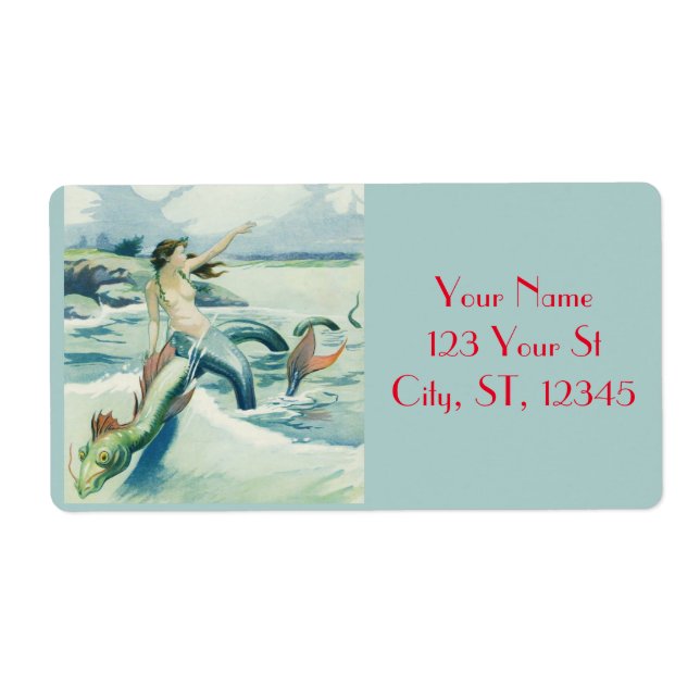 Mermaid Riding Sea Serpent Thunder_Cove (Front)