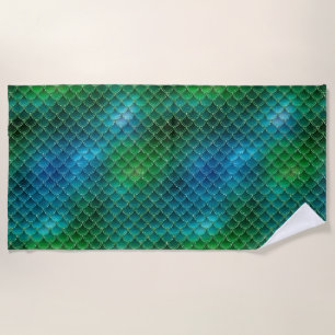 Mermaid Scales Beach Towel