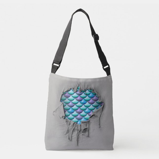 Mermaid Scales Crossbody Bag (Front)