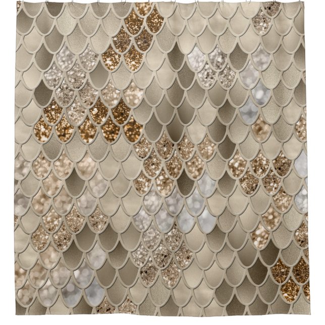 Mermaid Scales Glam #1 (Faux Glitter) #decor #art  (Front)