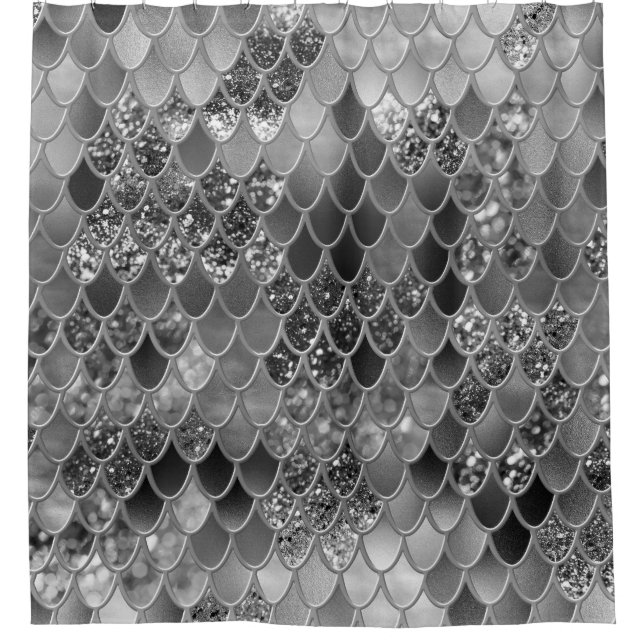 Mermaid Scales Glam #6 (Faux Glitter) #decor #art (Front)