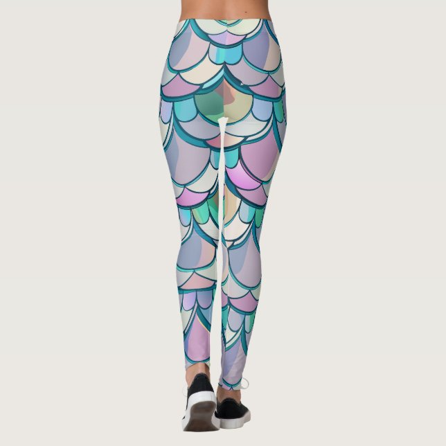 Mermaid Scales Leggings (Back)