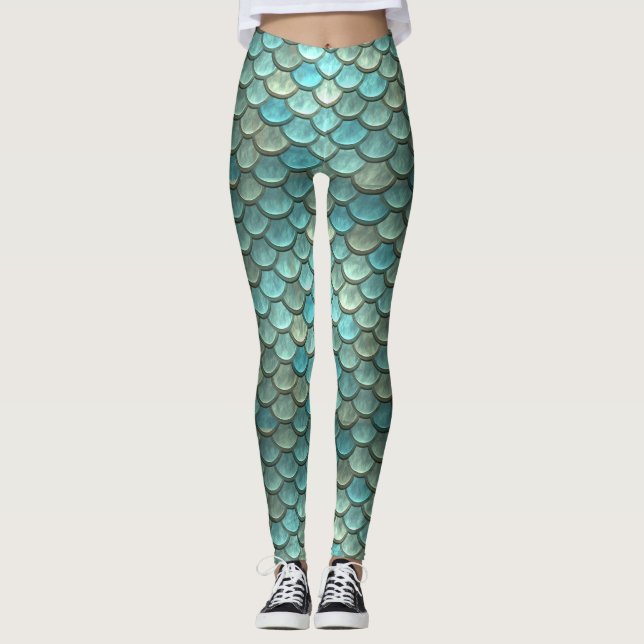 Mermaid Scales Leggings (Front)