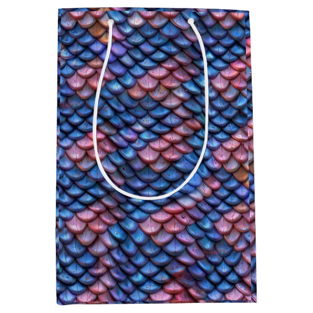 Mermaid Scales Medium Gift Bag (Front)