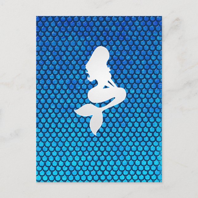 Mermaid scales postcard (Front)