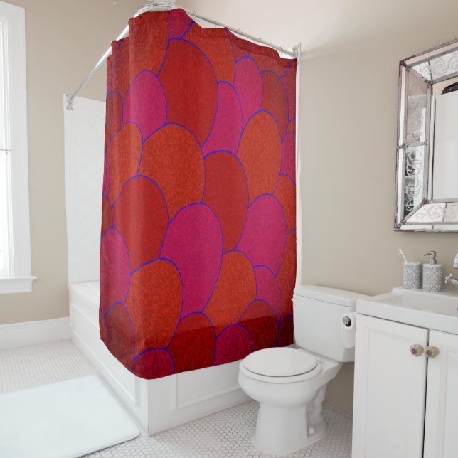 Mermaid Scales Shower Curtain (In Situ)