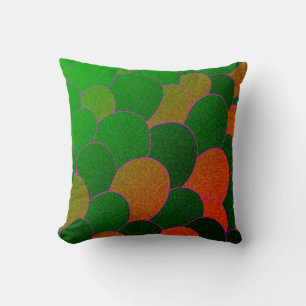 Mermaid Scales Throw Pillow